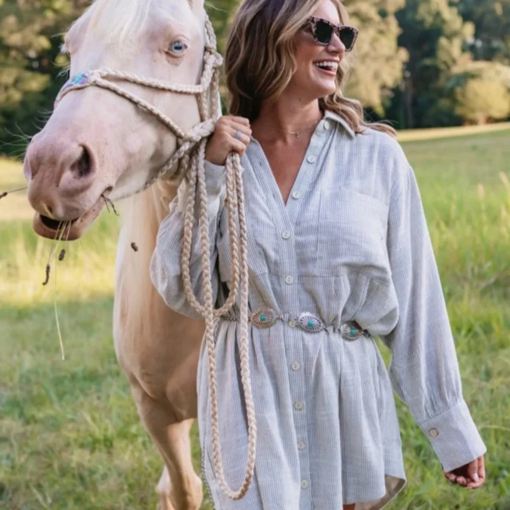 Madison Shirt Dress - Picture 2 of 6